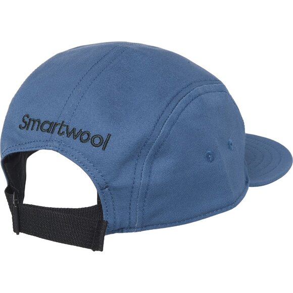 NEW SmartWool Logo 5-Panel Trucker Hat unisex Dark Denim 253 - Picture 3 of 4
